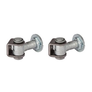 LOCINOX Anti-vandalism hinge 90° -G90LR with adjusting nut - 2 pieces