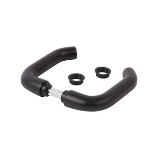 LOCINOX Paar schwarze Türgriffe 3006B Ø24mm für Metall-Gartentore