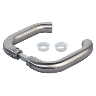 LOCINOX Paire de poignées de porte en inox 3006I pour serrure en saillie Locinox