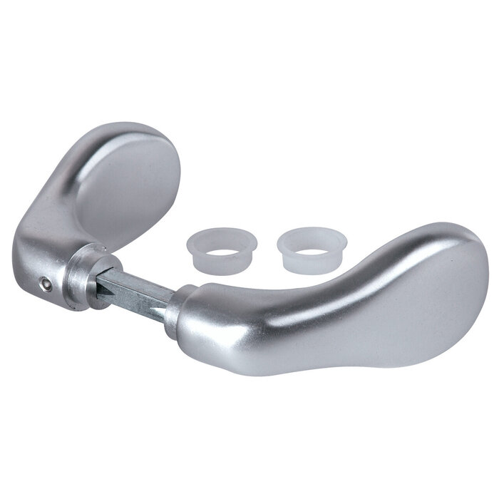 LOCINOX Paar Türknöpfe aus Aluminium 3006C für aufliegende Gartentore mit Schloss – Locinox