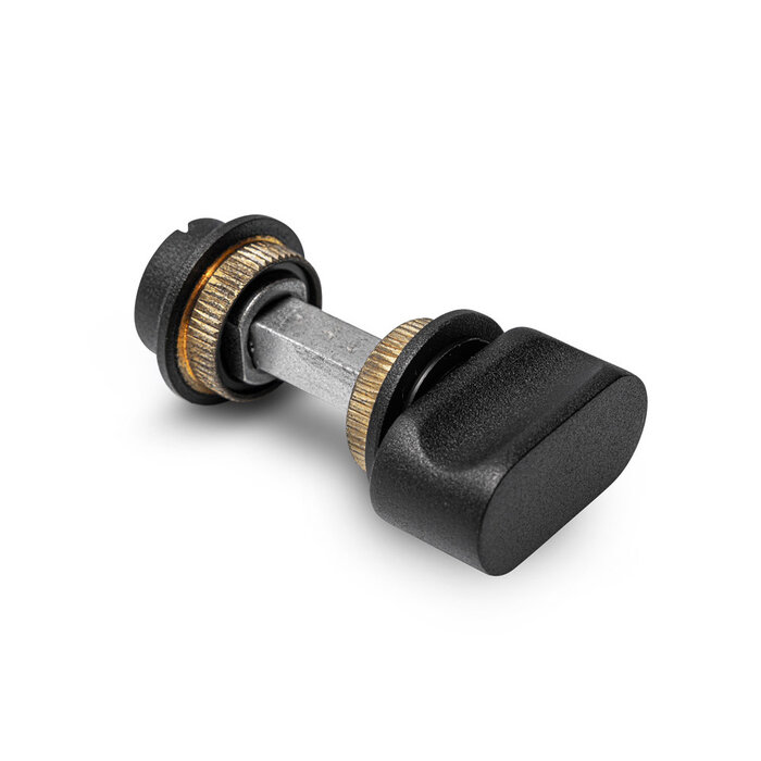 In-Door Minimalistisch frei und besetzt - WC-Armatur - Edelstahl/Schwarz