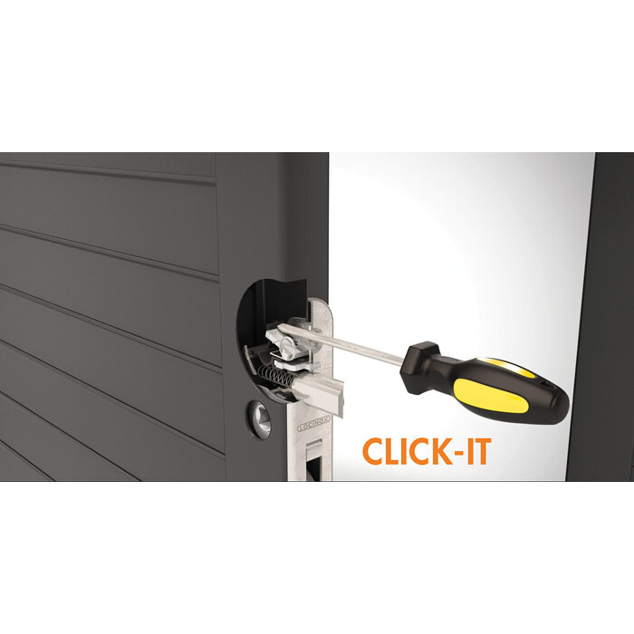 LOCINOX Locinox Insteekslotslot FIFTYLOCK  met doornmaat 30mm - voor profielen vanaf 50 mm
