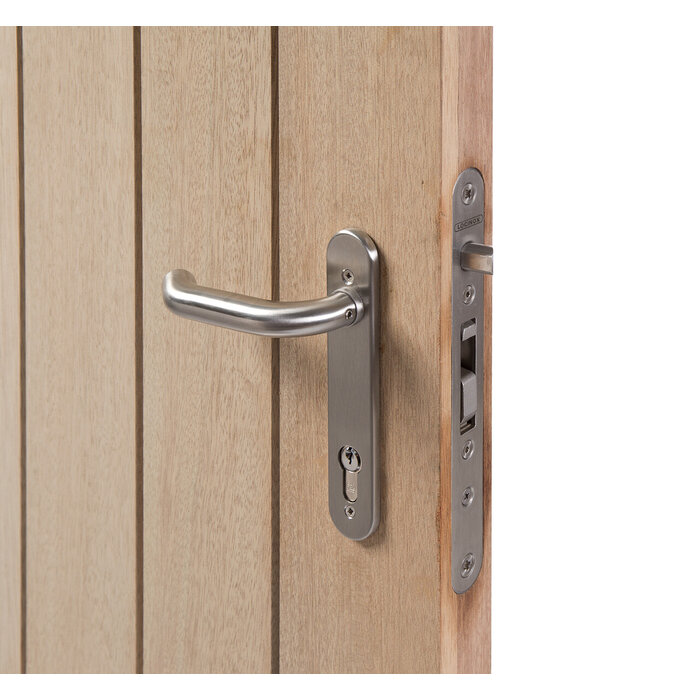 LOCINOX Locinox Insteekslotslot H-WOOD met doornmaat 60mm - voor profielen vanaf 85 mm