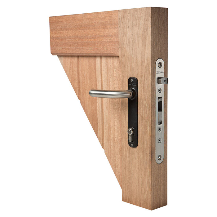 LOCINOX Locinox Mortise lock H-WOOD with backset 60mm - for profiles from 85 mm