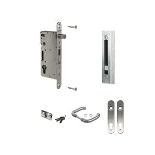 LOCINOX Complete package H-WOOD-SET for wooden garden gates