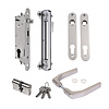 LOCINOX Compleet pakket  FIFTYSET-50U-JA voor metalen/aluminium/PVC  tuinpoorten