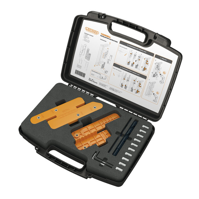 LOCINOX Tool case TIGERDRILL for Tiger compact hinge