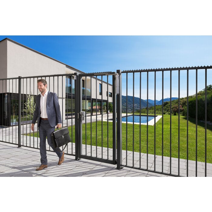 LOCINOX Locinox Vinci-mechanisch codeslot LMKQ40V2LVSZC met deurklink en cilinder