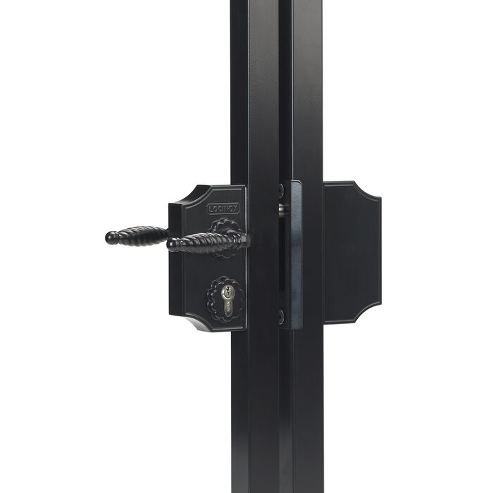 LOCINOX Locinox Opbouw sierpoortslot LAKQ40H2LVSZFA voor vierkant profiel 40-60mm - groot