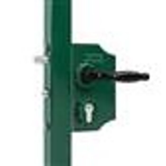 LOCINOX Locinox Aufputz-Ziertorschloss LARQ40H2LVSZFA für Rundprofil 40–60 mm – groß