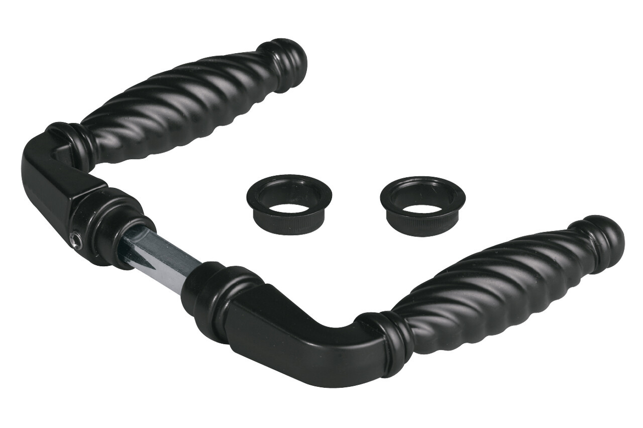 Paar zamac sierkrukken 3006FAD16 van Locinox voor opbouwsloten - Stift 65 mm