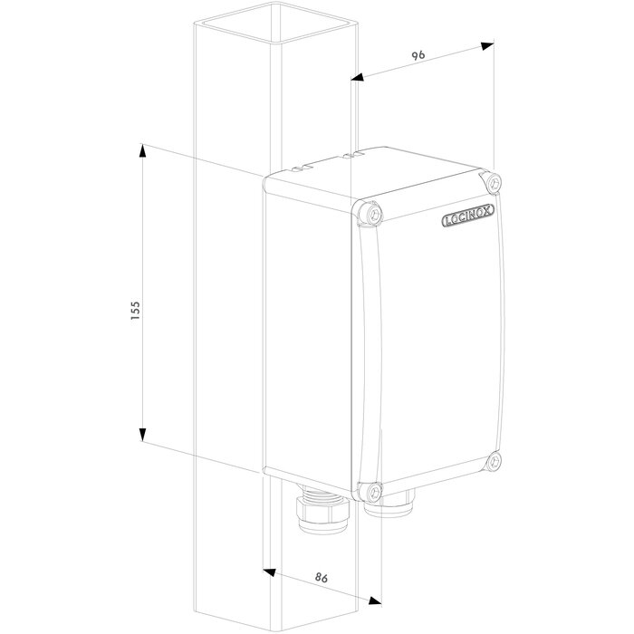 LOCINOX Boîtier de transformateur Locinox Powerbox TRANSFO-PB-1