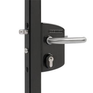 LOCINOX Aufputz-Torschloss LAKQ40U2LGSXI für Vierkantprofil 40-60 mm