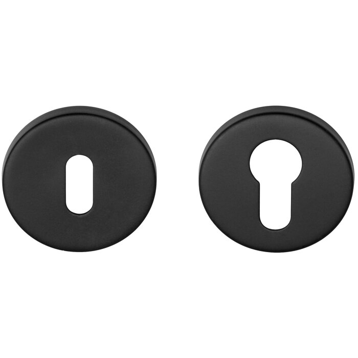 Formani Paar Zylinderplatten Basics LBY50 6 mm – mattschwarz