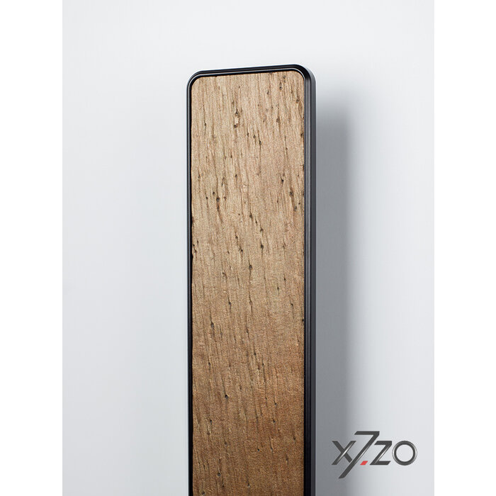 X7.ZO Rectangular aluminum design door handle Z55 - 500 with stone veneer - Copper