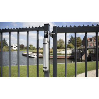 LOCINOX Esthetische poortsluiter 180° RHINO met koppeling op scharnier