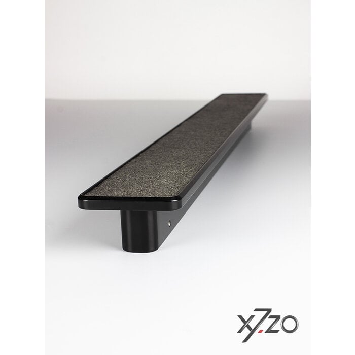 X7.ZO Rechthoekige aluminium design deurgreep Z60 - 700  met steenfineer - Silvergalaxy