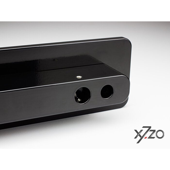 X7.ZO Rechthoekige aluminium design deurgreep Z60 - 700  met steenfineer - Silvergalaxy