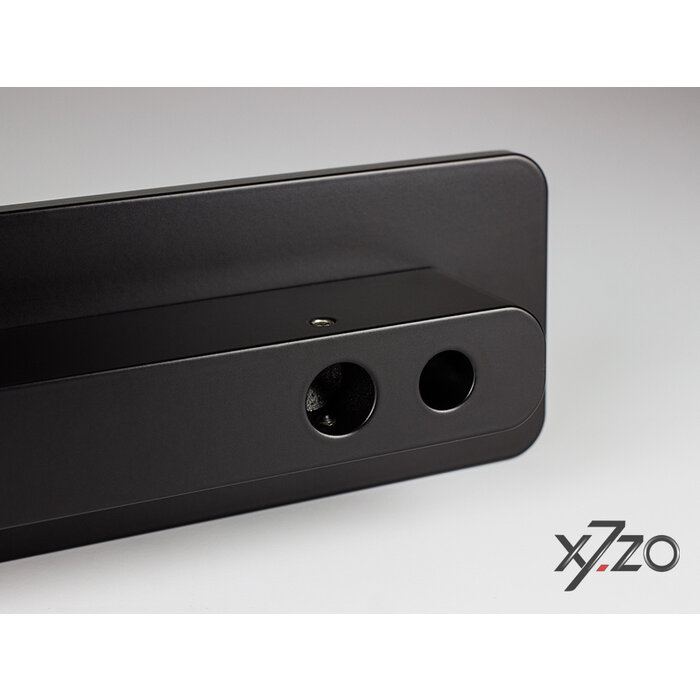 X7.ZO Poignée de porte design rectangulaire en aluminium Z59 - 700 avec placage en pierre - Silvershine