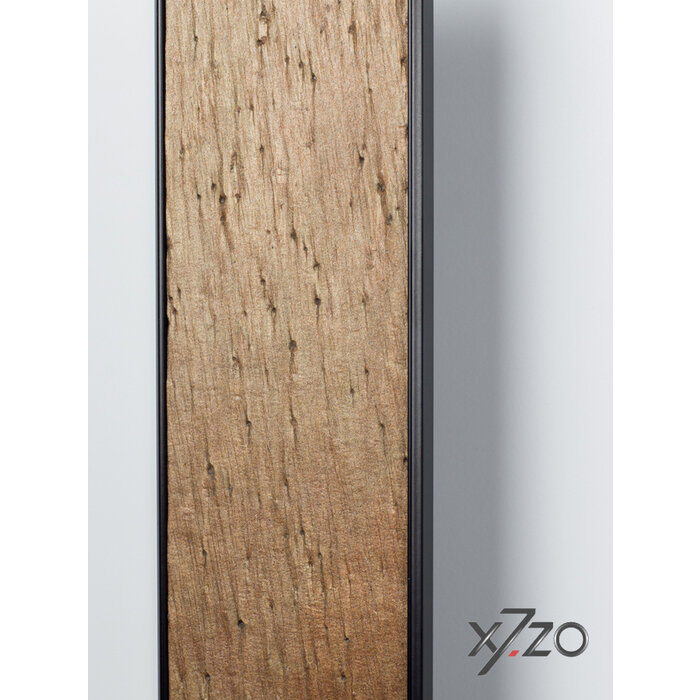 X7.ZO Poignée de porte design rectangulaire en aluminium Z58 - 700 avec placage en pierre - Cuivre