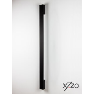 X7.ZO Poignée de porte noire Z45 en acier inoxydable massif - 1000 mm