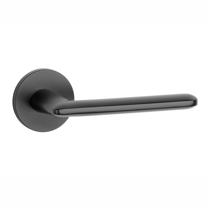 STILE STILE door handles AVA Ø 53x7 mm black