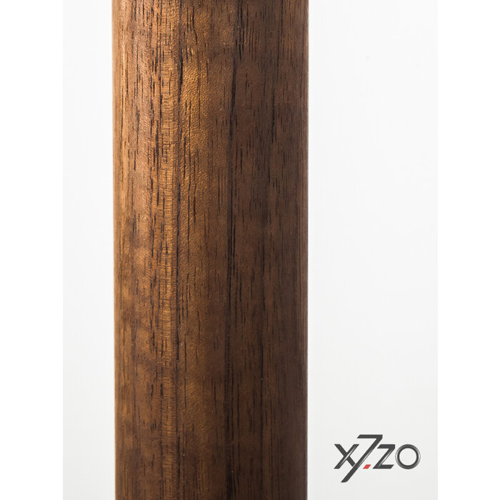 X7.ZO Poignée de porte Z36 BS Ø 35mm en noyer américain avec laiton - Droite