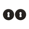 Dauby Paar sleutelrozetten CDF uit gietijzer 50R - Zwart (N)
