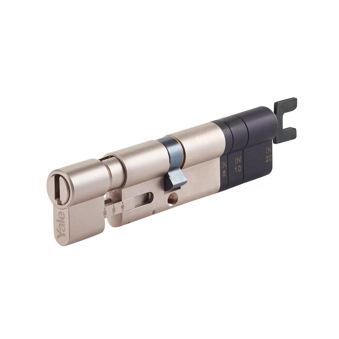 Assa Abloy Cylindre réglable Yale pour serrure connectée Linus - réglable jusqu'à 60/65