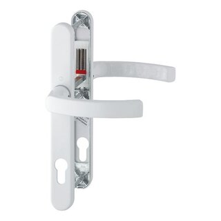 Hoppe Hoppe set de caches étroits Liège blanc pour portes profilées - PC 92mm