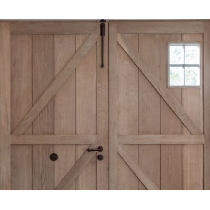 Dauby Paire de poignées de porte CDF en fonte BE1210 - Noir (N)