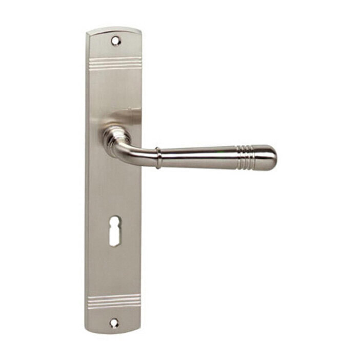 Intersteel Intersteel Door handle Helena on shield blind nickel matt