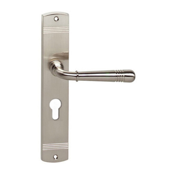 Intersteel Intersteel Poignée de porte Helena sur bouclier aveugle nickel mat