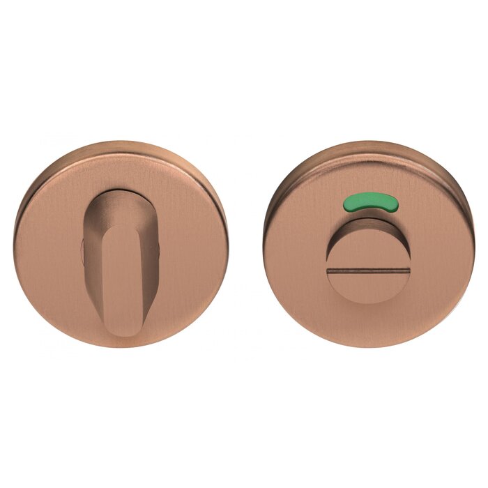 DKS WC fitting WC50R with indicator - matt copper - Ø52 mm