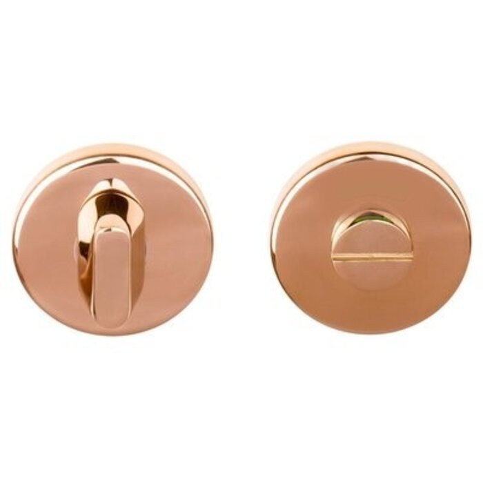 DKS Robinetterie WC WC50R sans indicateur - Cuivre poli PVD - Ø52 mm