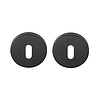 DKS Round key plates 50D 10mm - matt black