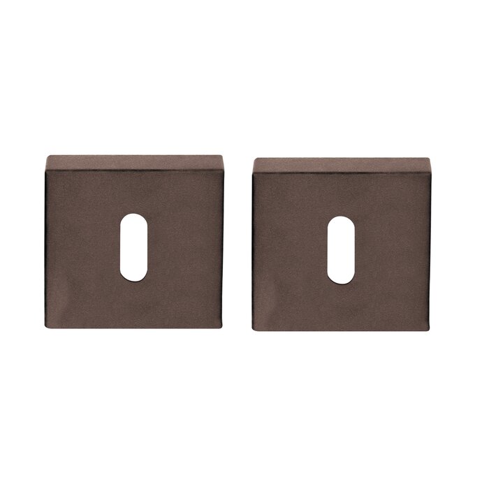 DKS Square key plates 53Q - Bronze - 53x53mm