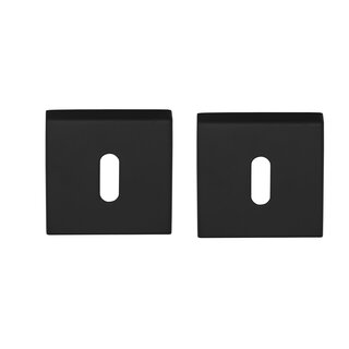DKS Plaques à clés carrées 53Q - noir mat