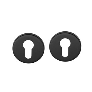 DKS Plaques cylindriques rondes 50R - noir mat