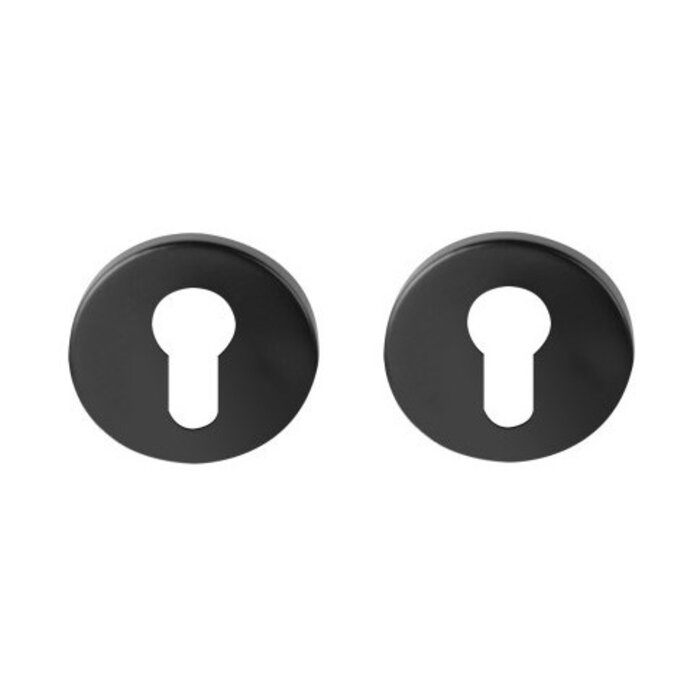 DKS Ronde cilinderplaatjes 50R - gunmetal PVD - Ø52 mm