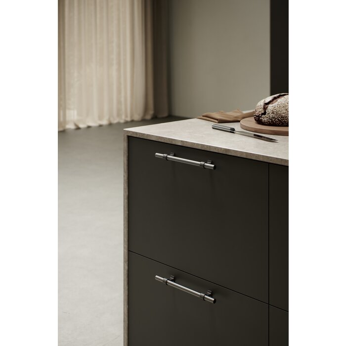 Furnipart Furnipart Möbelgriffe BOND – Mattschwarz/Gun-Metal