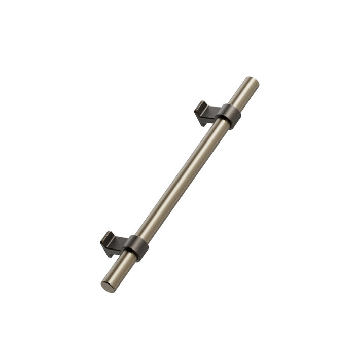 Furnipart Furnipart Möbelgriffe BOND – antikes Braun/gebürstetes Messing