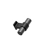 Furnipart Furniture knob BOND - matt black/gun-metal