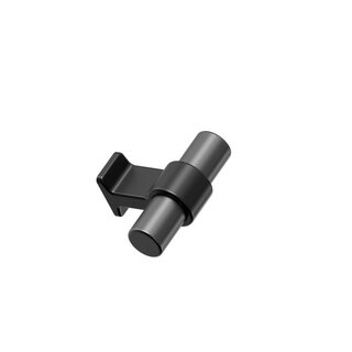 Furnipart Furniture knob BOND - matt black/gun-metal