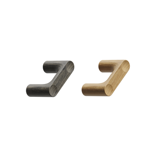 Furnipart Furniture knob PUNTO - wood - lacquered