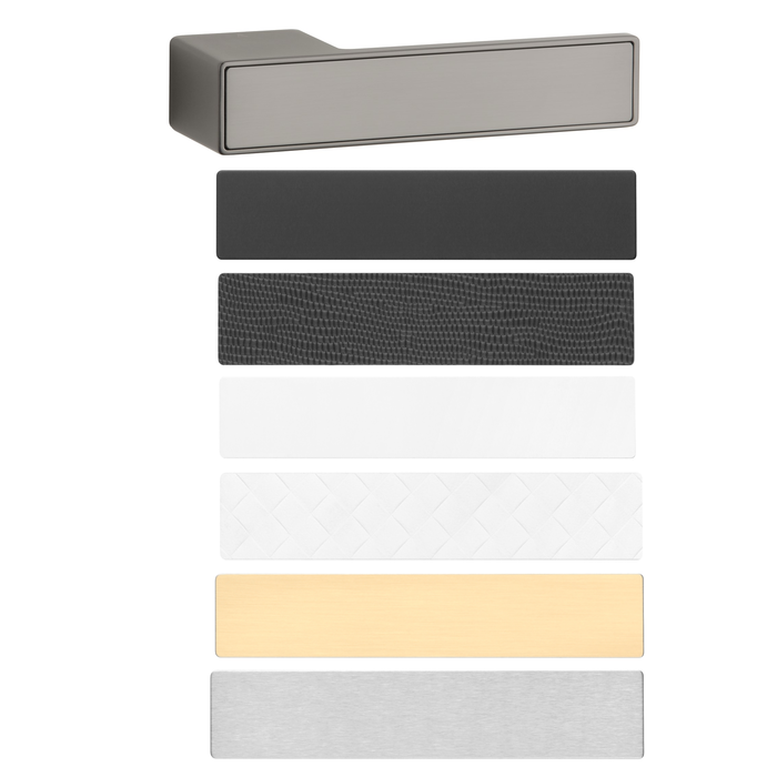 Aprile Solid APRILE door handles HEDERA with interchangeable front plate