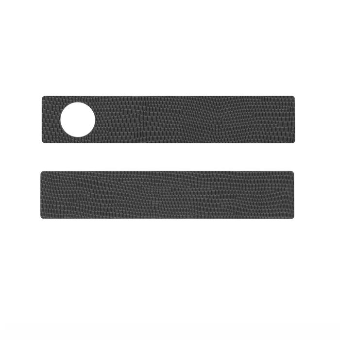 Aprile Poignées de porte APRILE HEDERA solides avec plaque avant interchangeable - WC gauche