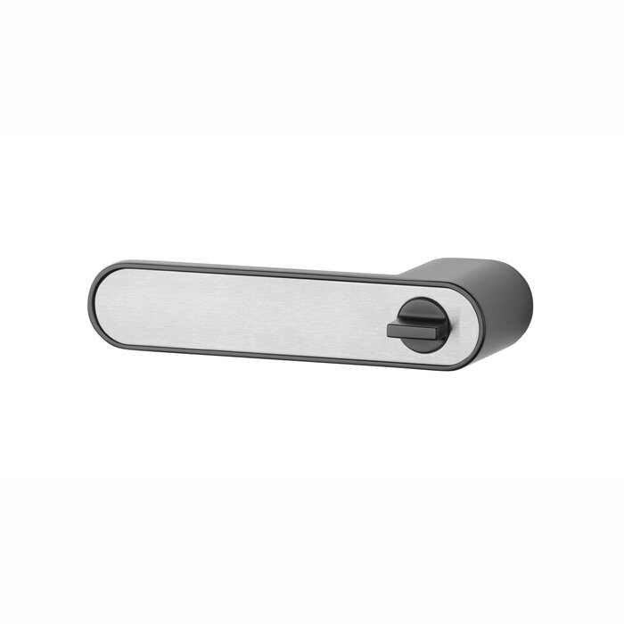 Aprile Black solid Aprile door handles GUAVA - WC left