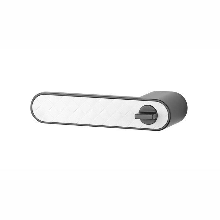 Aprile Black solid Aprile door handles GUAVA - WC left