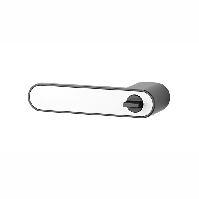 Aprile Black solid Aprile door handles GUAVA - WC left